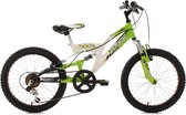 Ks Cycling Mountainbike 20'' kinderfiets Zodiac van KS Cycling, wit-groen, FH 31 cm - 31 cm