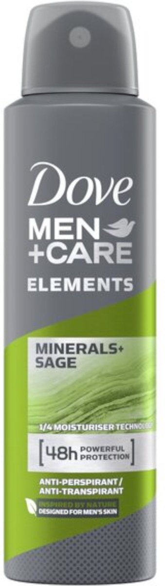 Goedkoopste Dove Men Care - Deodorant - Spray - Minerals Sage - 150ml