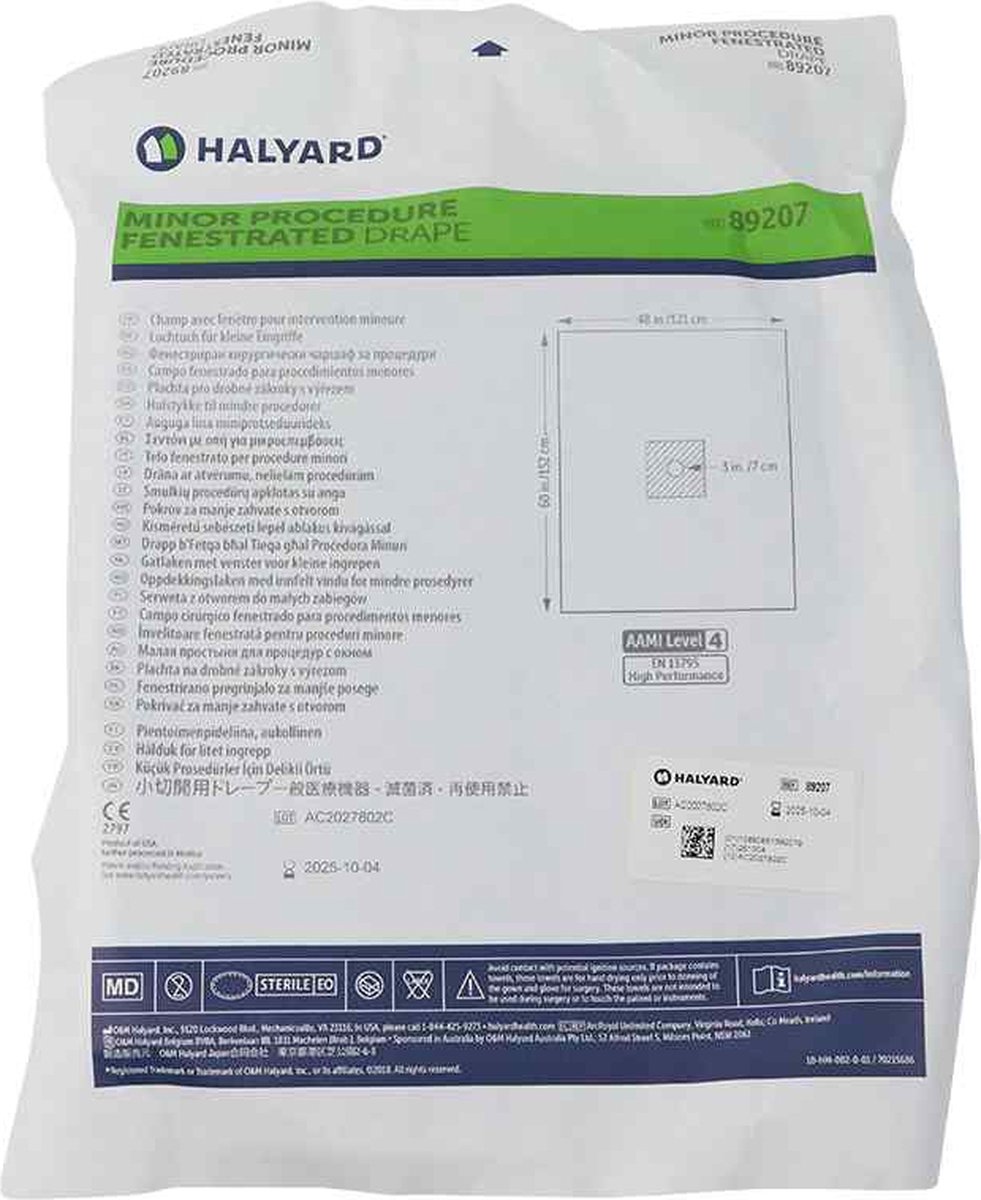 Goedkoopste Halyard Gatdoek Kleefstrip 122x152cm, 40st (89207