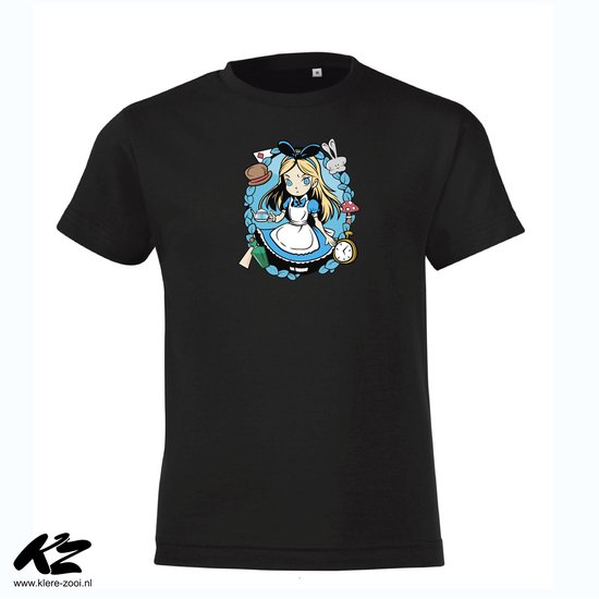 Klere-Zooi - Alice in Wonderland - Kids T-Shirt - 140 (9/11 jaar)