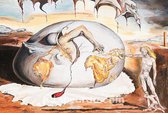 De Geboorte van een Nieuwe Man / Salvador Dali | Houten Puzzel | 2000 Stukjes | King of Puzzle | 88 x 59 cm