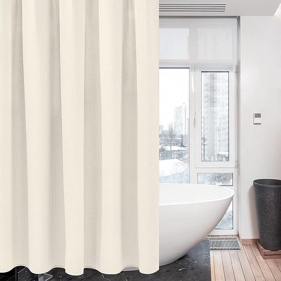 Rideau de douche \ Shower curtain - Douchegordijn 92 x 182 cm (Cream)