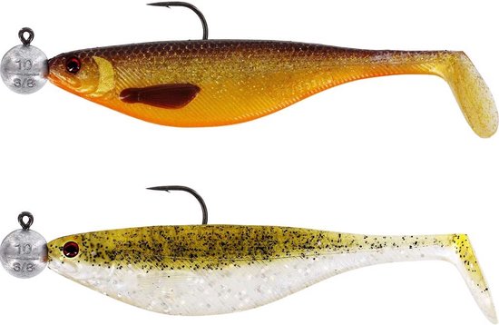 Westin Shadteez 9cm R n R 7g - Haak 4/0 (2 pcs) - Kleur : Dark Water Mix 2 van Westin — afbeelding 4