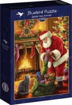 Bluebird kerstpuzzel 1000 stukjes "De kerstman is gekomen"