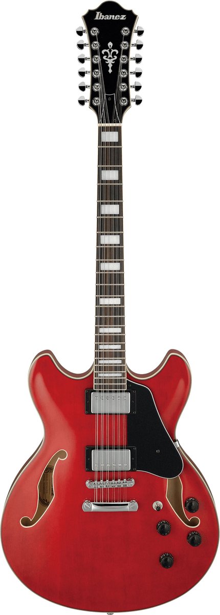 Ibanez Artcore AS7312-TCD Transparent Cherry Red - Semi-akoestische gitaar