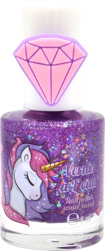 Foto: Unicorn nagellak kinderen nagellak glitter nagellak afwasbaar waterbasis 9ml