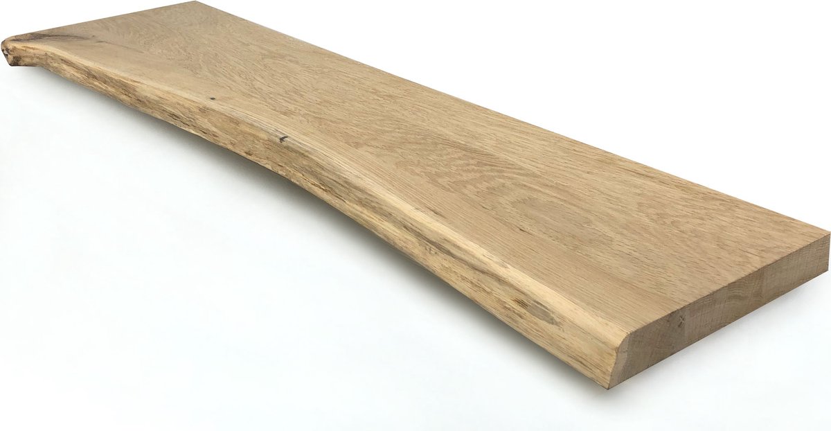Eiken plank massief boomstam 140 x 20 cm