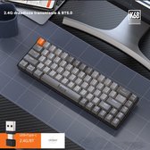 Bol.com IKIGAI™ K68 - Wireless Gaming Keyboard - 60% Keyboard - Mechanisch Toetsenbord Draadloos - Red/Blue Switches - Bluetooth... aanbieding