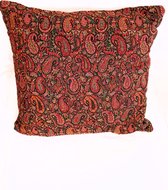 M&R design sierkussen hoes woonkamer 40x40 dubbelzijdig handgeweven Perzisch zijde Parmis