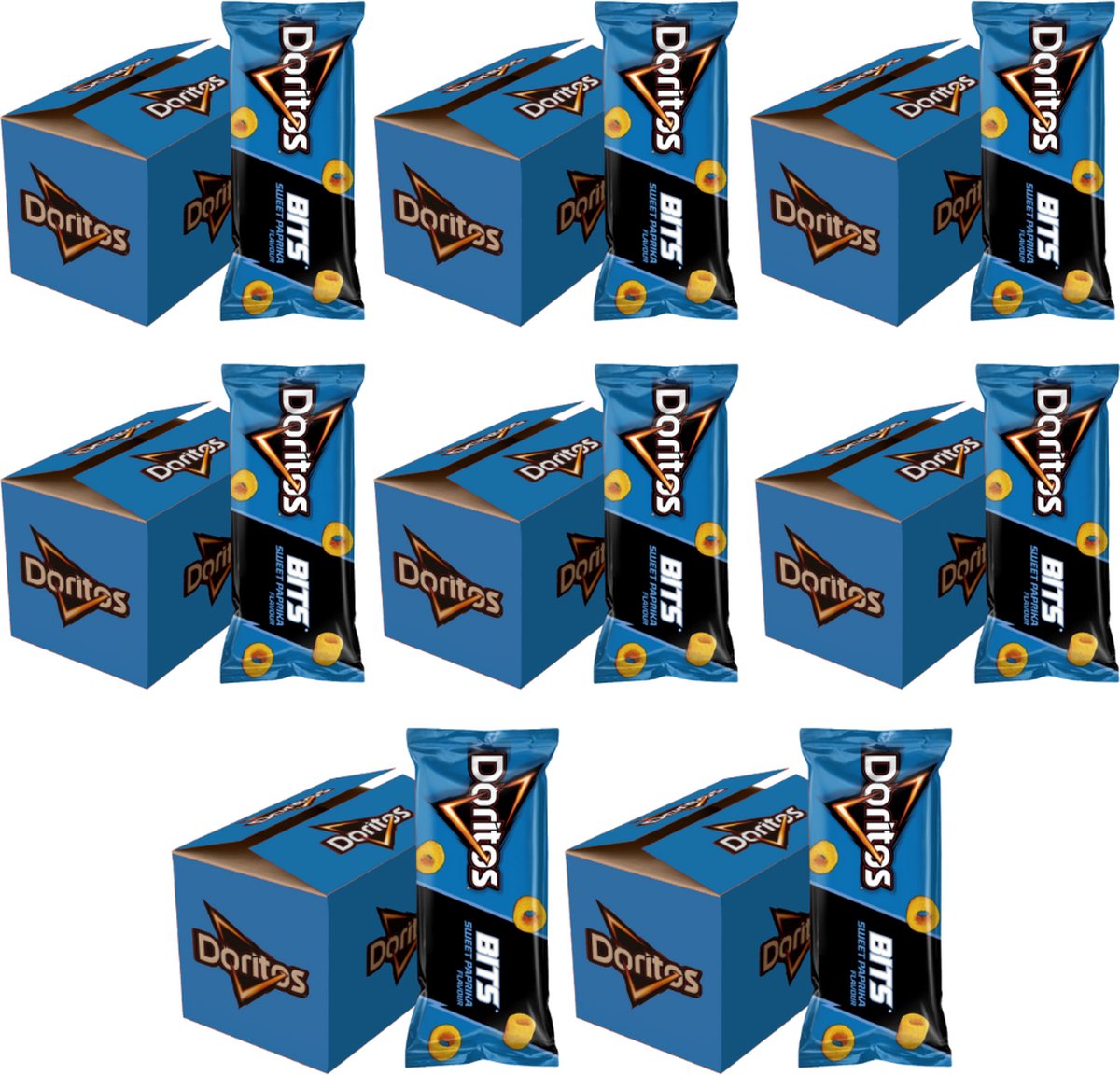 Doritos Bits Sweet Paprika Chips 8 doosjes met 30 x 33 gram