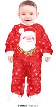 Guirma - Kerst & Oud & Nieuw Kostuum - Schattige Rode Jumpsuit Santa Baby Kind Kostuum - Rood - 12 - 18 maanden - Kerst - Verkleedkleding