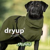 Dryup-hondenbadjas-badjas voor de hond-Mos-L -ruglengte tot 65cm
