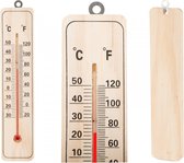 Thermomètre - Thermomètre domestique - Bois - Pour intérieur et extérieur