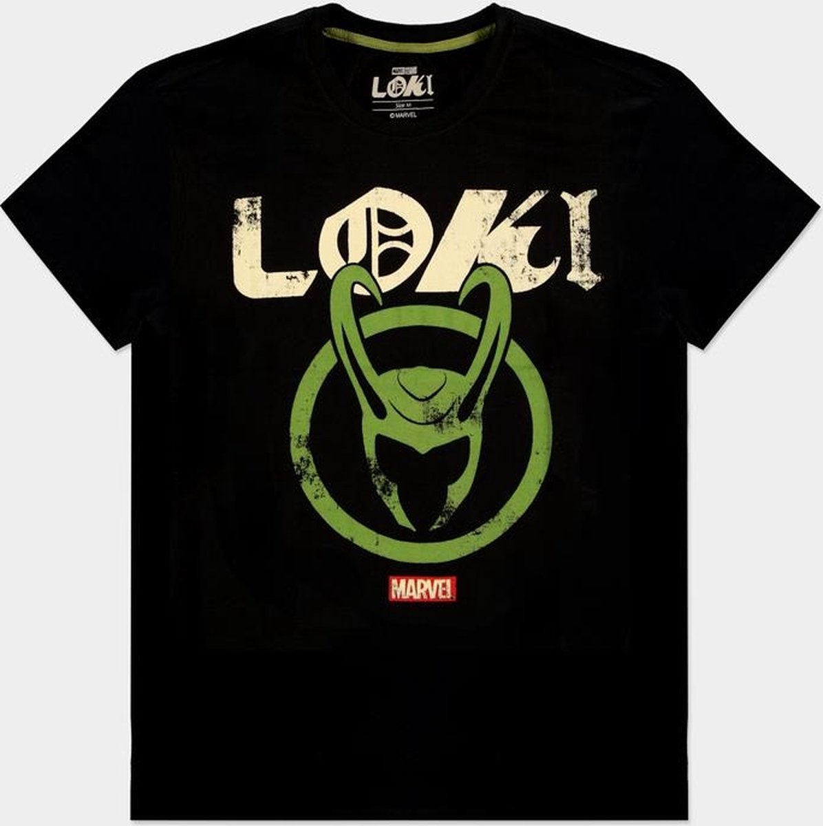 Marvel Loki - Logo Badge Heren T-shirt - XL - Zwart