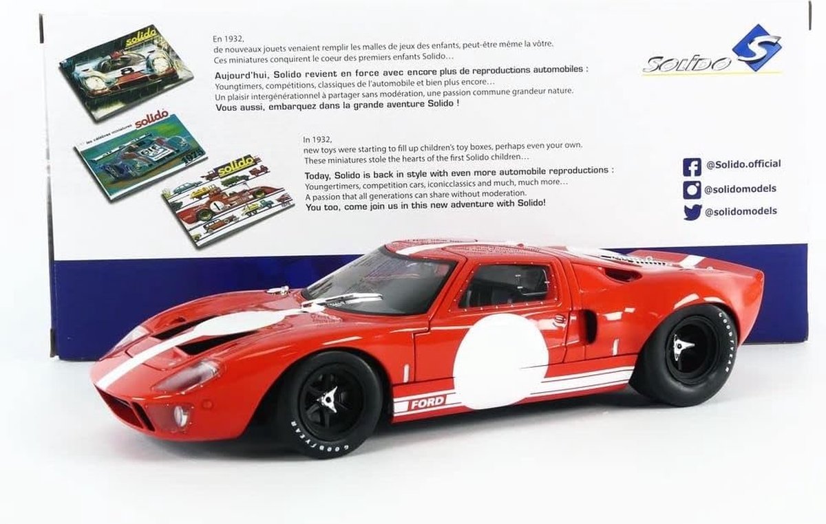 Solido Ford GT40 - 1967 Targa Florio - #130 1:18