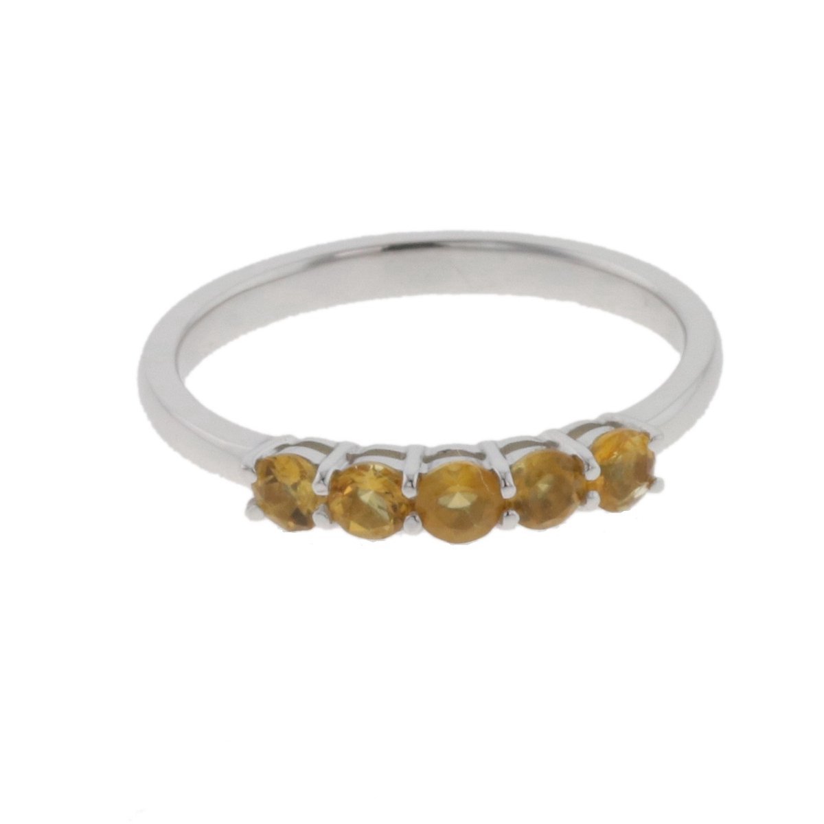 Behave Ring - dames - zilver - bruine steentjes - maat 56 - maat 16 - 17.8mm