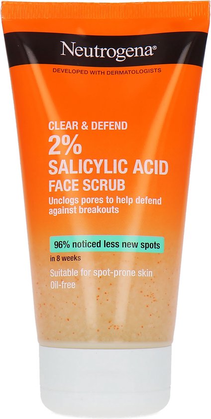 Neutrogena Clear & Defend Facial Scrub - 150 ml