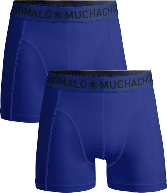 Muchachomalo - Boxers Homme Basis Collection - Lot de 2 - Marine / Donkerbaluw - XXXL