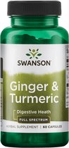 Supplementen - Ginger & Turmeric - 60 capsules - Swanson -
