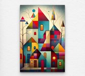 abstracte poster - abstracte posters - kleurrijke poster - poster kinderkamer - kinderkamer poster - abstracte kunst - 80 x 120 cm