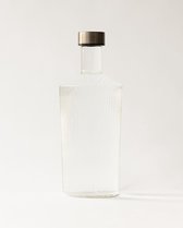 Paveau Waterflessen Waterfles 1.25 liter Schenkkan Glas Karaf Met Dop White Haven Clear Transparant