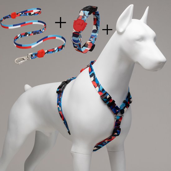 MILITAIRE BIG DOG HARNESS PET Duitse herder Malinois Training Vest Tactical Dog Harness en riem ingesteld voor honden MILITAIRE BIG DOG HARNESS PET Duitse herder Malinois Training Vest Tactical Dog Harness en riem ingesteld voor honden