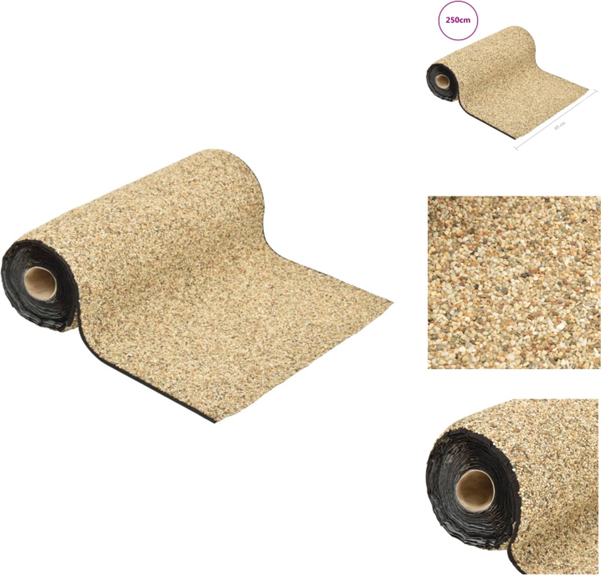 VidaXL Grindfolie 250 x 40 cm nonwoven PP-fleece Fontein