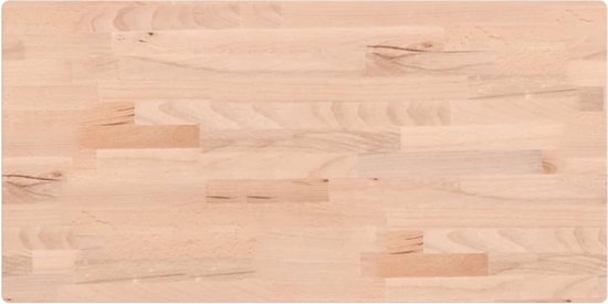 vidaXL Lamelbodem Bruin 80 x 190 cm Massief beukenhout