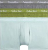Bol.com Calvin Klein 3-Pack Heren Lage Boxers Heren Ondergoed - Multi - Maat S aanbieding