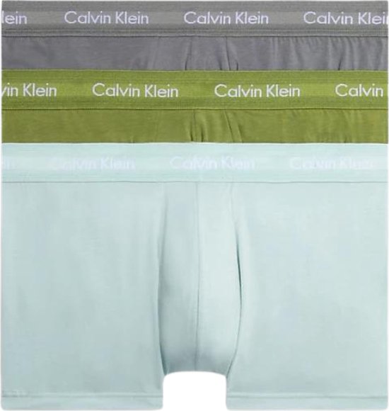 Calvin Klein 3-Pack Heren Lage Boxers Heren Ondergoed - Multi