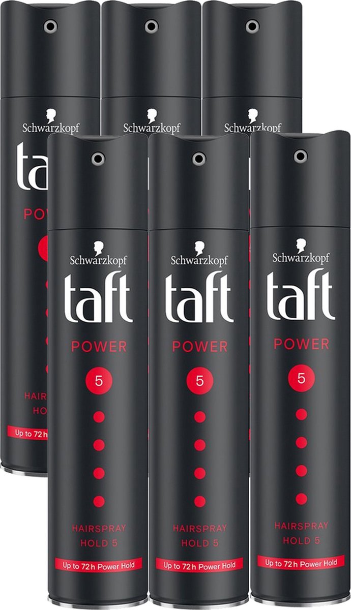 Taft Schwarzkopf Haarspray “Power 5” 6 x 250ml Voordeelverpakking