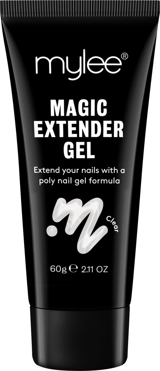 Goedkoopste Mylee Magic Extender Gel 60g [Clear] – Long Lasting Wear, Natuurlijke Look, Nagel Verlenging Gel, voor Beginners & Salon Professionals, Acryl nagel verdikkende builder gel, Nail Art