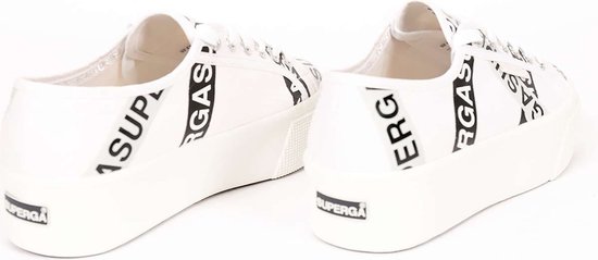 Superga 2790 Lettering Tape Lage sneakers - Dames - Wit