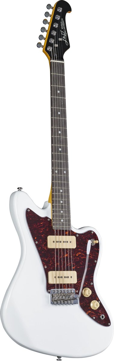 J & D E-Gitarre JM30 WH White - Elektrische gitaar