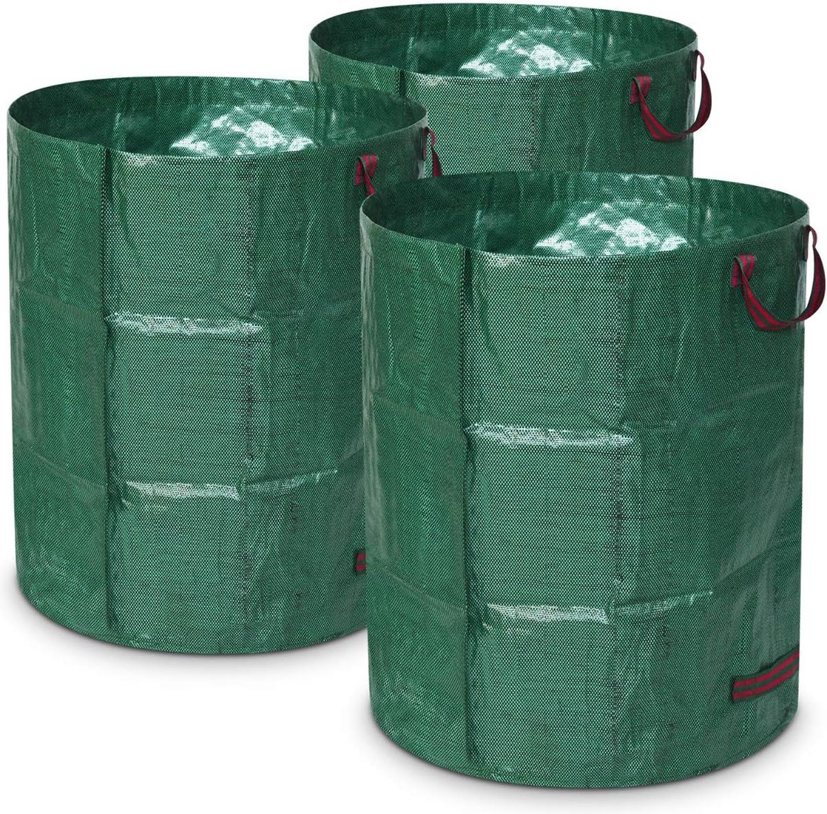 sac à déchets de jardin réutilisable 272 litres - Set de 3 pièces - Sac