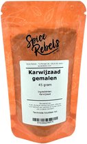 Spice Rebels - Karwijzaad / kummel gemalen - zak 45 gram