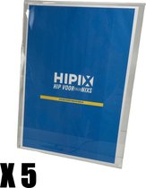 Hipix A4 Display - Stevig Plexiglas - 5-Pack Transparant