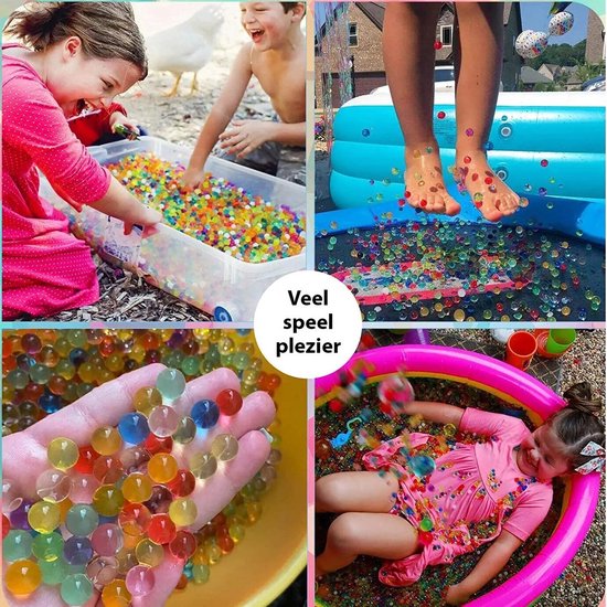 TRANKIELO® - Glasheldere waterparels - 50.000 stuks - Niet-giftige