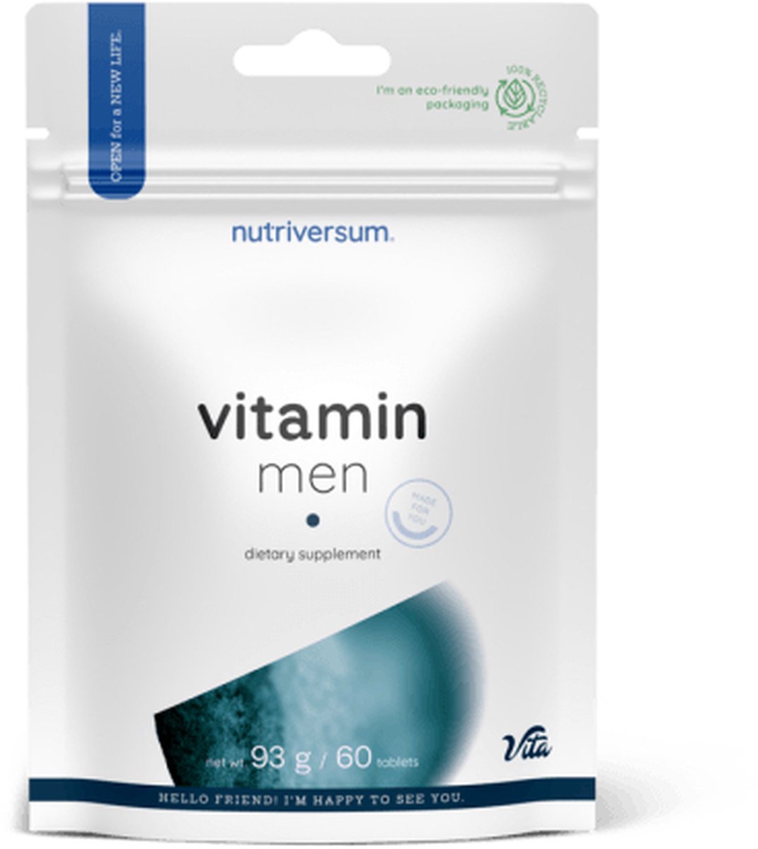 Vitaminen - Nutriversum - MultiVitamine Men- 60 Tabletten - 60 Tabletten