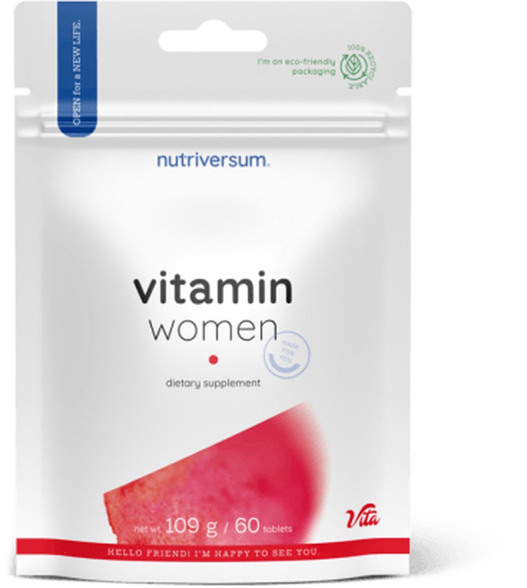 Vitaminen - Nutriversum - Multi Vitamine Dames- 60 Tabletten - 60 Tabletten