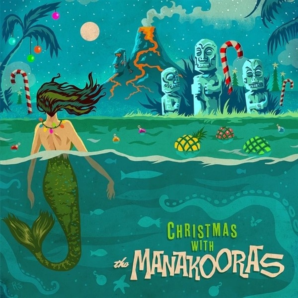 Manakooras - Christmas With... (7" Single) (Coloured Vinyl)