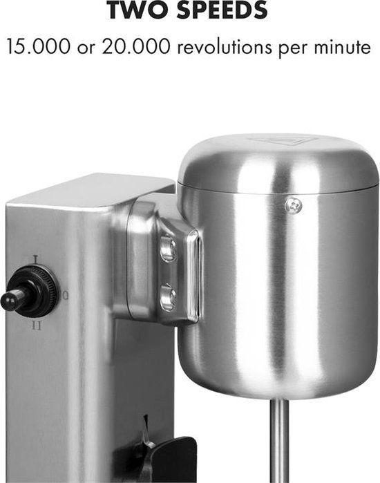 Klarstein Vaatwasser Kraftpaket Pro milkshake-mixer proteïneshake 80W roestvrij staal zilver,65L 120 cm - voor Keuken - RVS - voor Horeca - Dishwasher Afwasmachine Vaatwasmachine van Klarstein — afbeelding 5