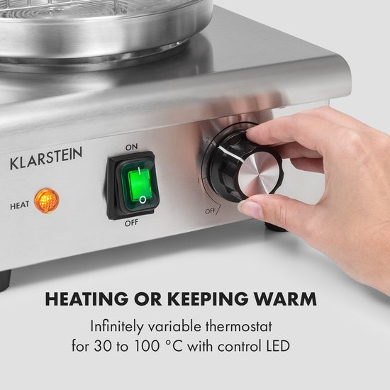 Pro Worstfabriek 450 hotdog maker 450W 5L 30-100°C glas roestvrij staal van Merkloos — afbeelding 2