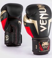 Venum Elite Bokshandschoenen Zwart Goud Rood 10 OZ