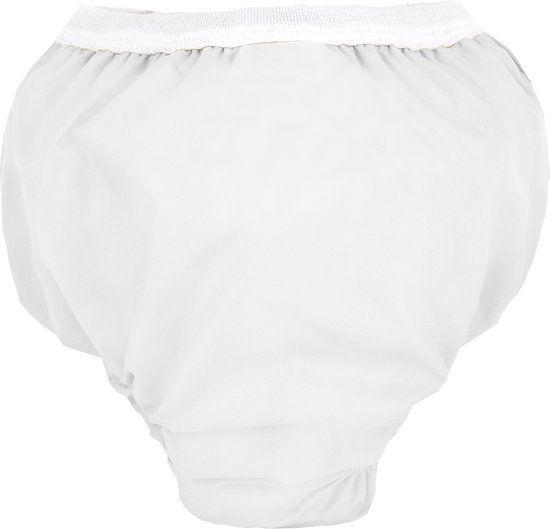 Kushies - Oefenbroekje - Jongens en Meiden - Wit - Maat XL (20-25 kg)