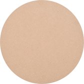 The Living Store MDF Tafelblad - 500 mm Diameter - Beige - 18 mm Dikte