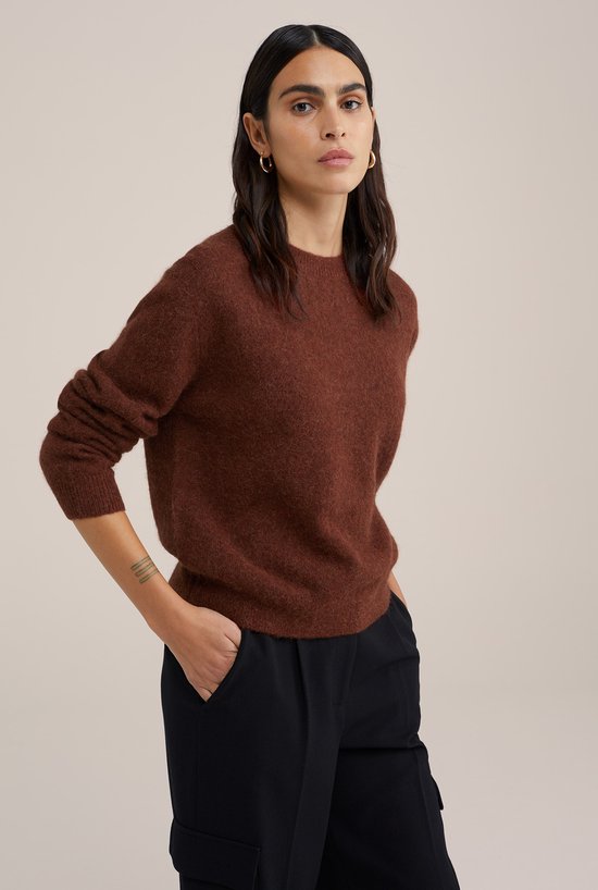 WE Fashion Pull tricoté pour femme en laine