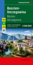 Bosnie-Herzégovine, Straßen- und Freizeitkarte 1:200 000, freytag & berndt