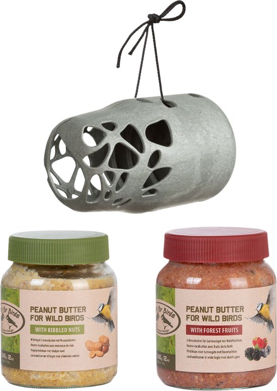 Pinda's Vogelvoer - 5kg Emmer - Natuurlijk - Energierijk - Wintervoer