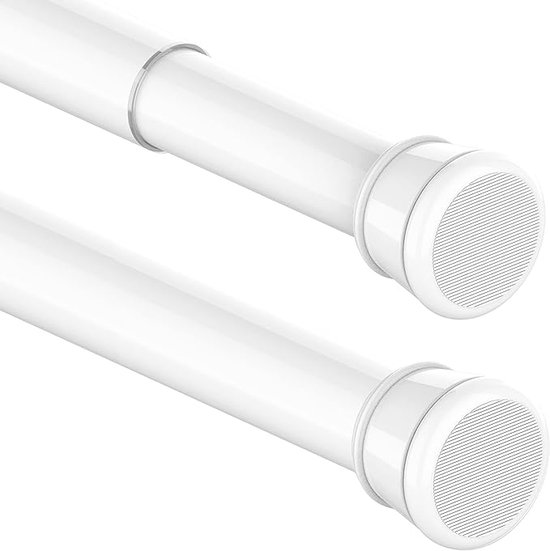 Douchestang, 1 stuk, zonder boren, douchegordijnstang, telescoopstang